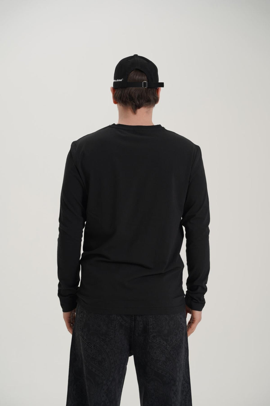 Basic Siyah Fit İnce Kumaş Longsleeve CT01 24CY122