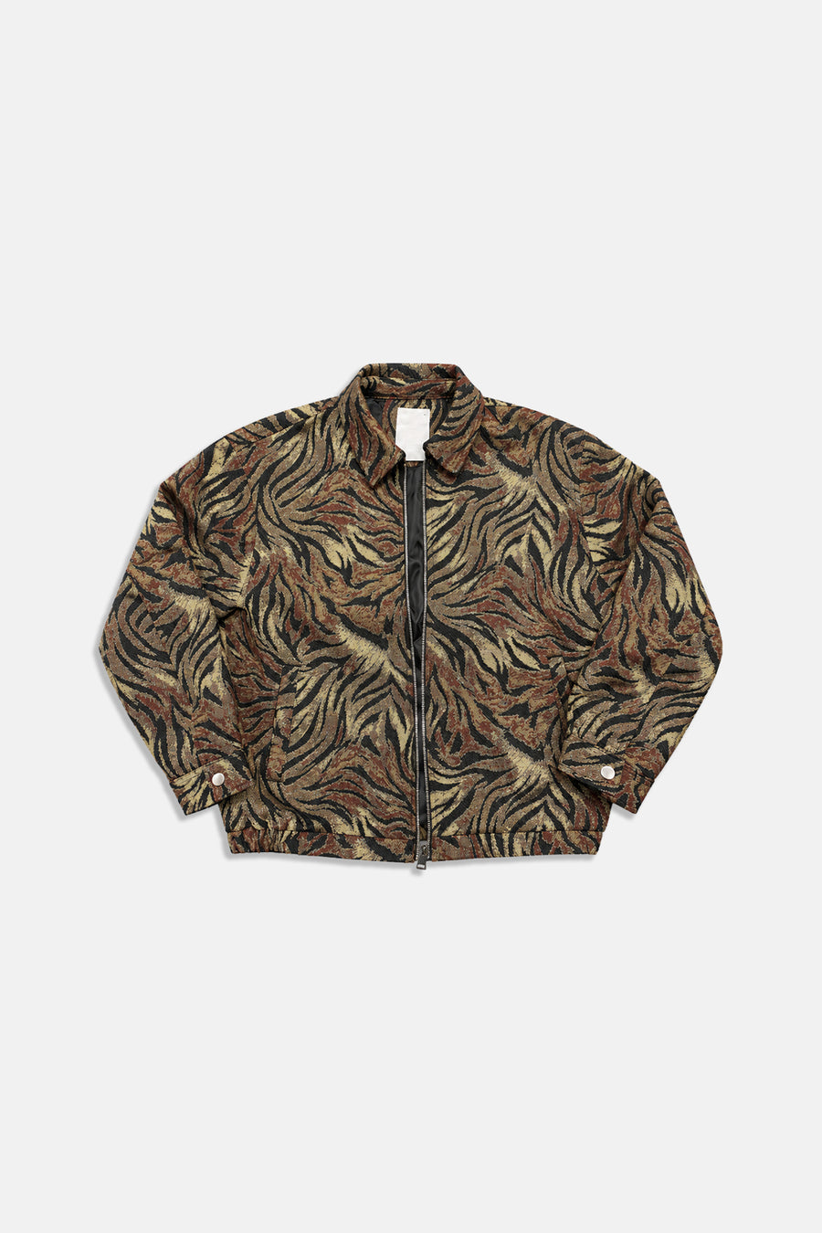 Zebra Desen Kahve Ceket