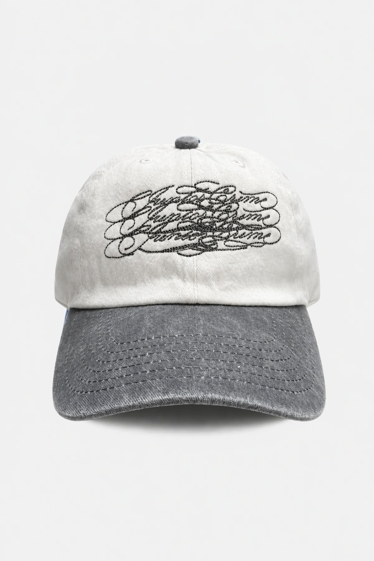 JR Signature Double Color Grey Cap