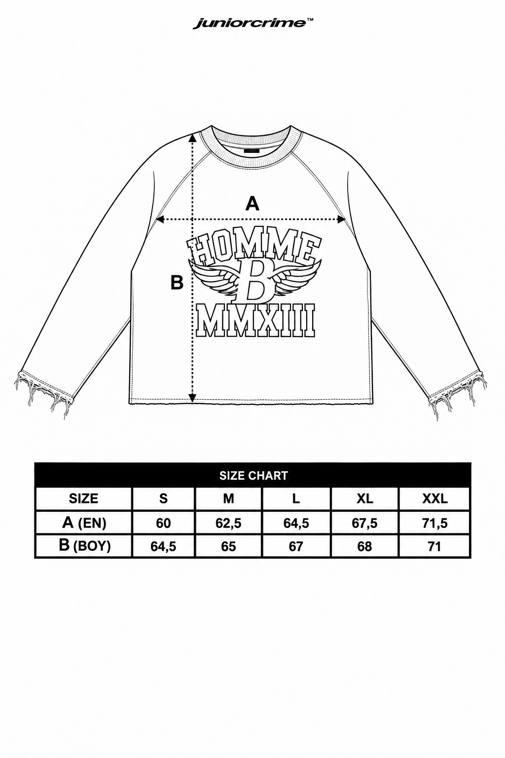 Baskılı Gri Boxy Fit Uzun Kollu Tshirt