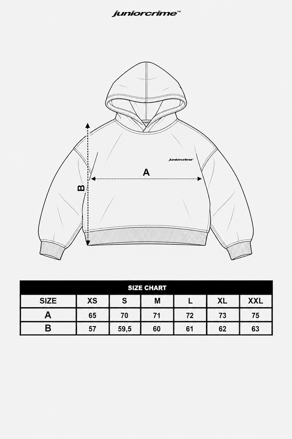 JR Real Boxy Fit Nakışlı Hoodie