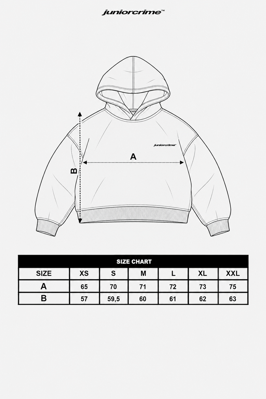JR Real Boxy Fit Nakışlı Hoodie