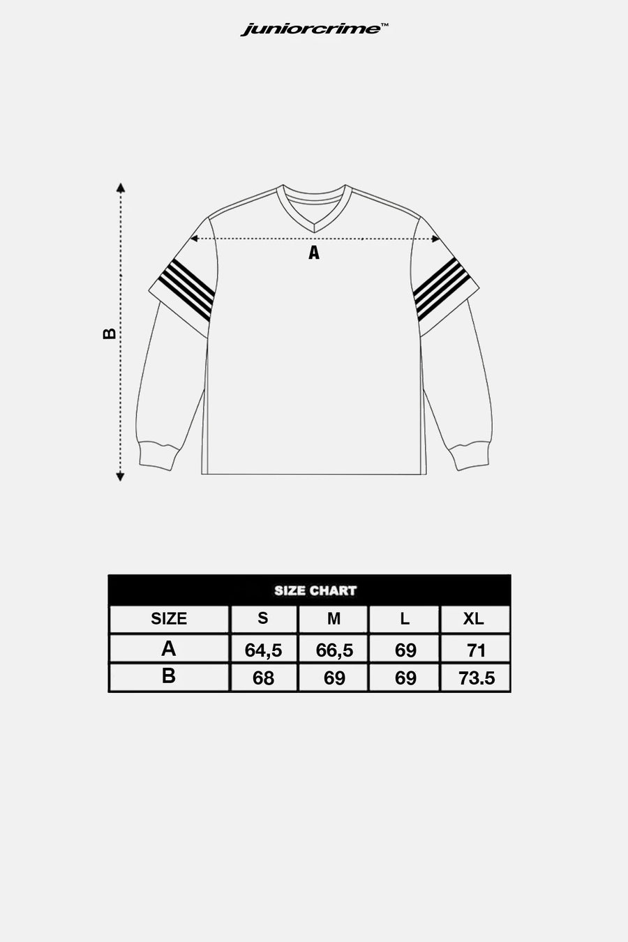 JR Logo Siyah Oversize Longsleeve