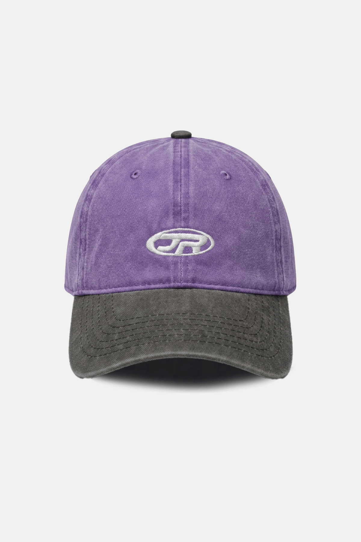 JR Logo Double Color Purple Cap