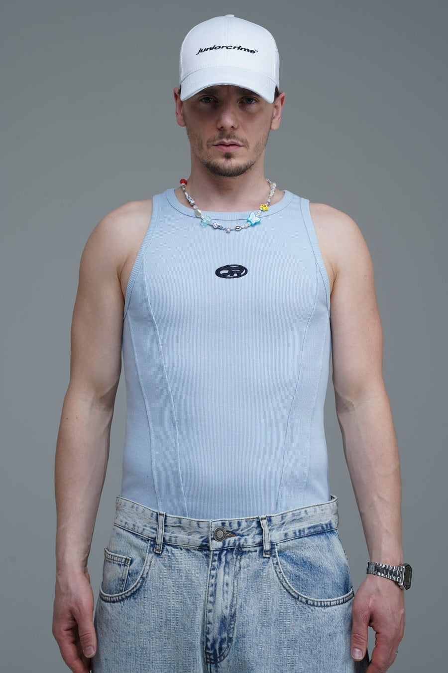 JR Logo Şerit Detay Baby Blue Fit Atlet