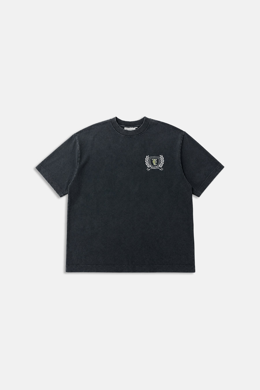 TCC Baskılı Antrasit Oversize Tshirt