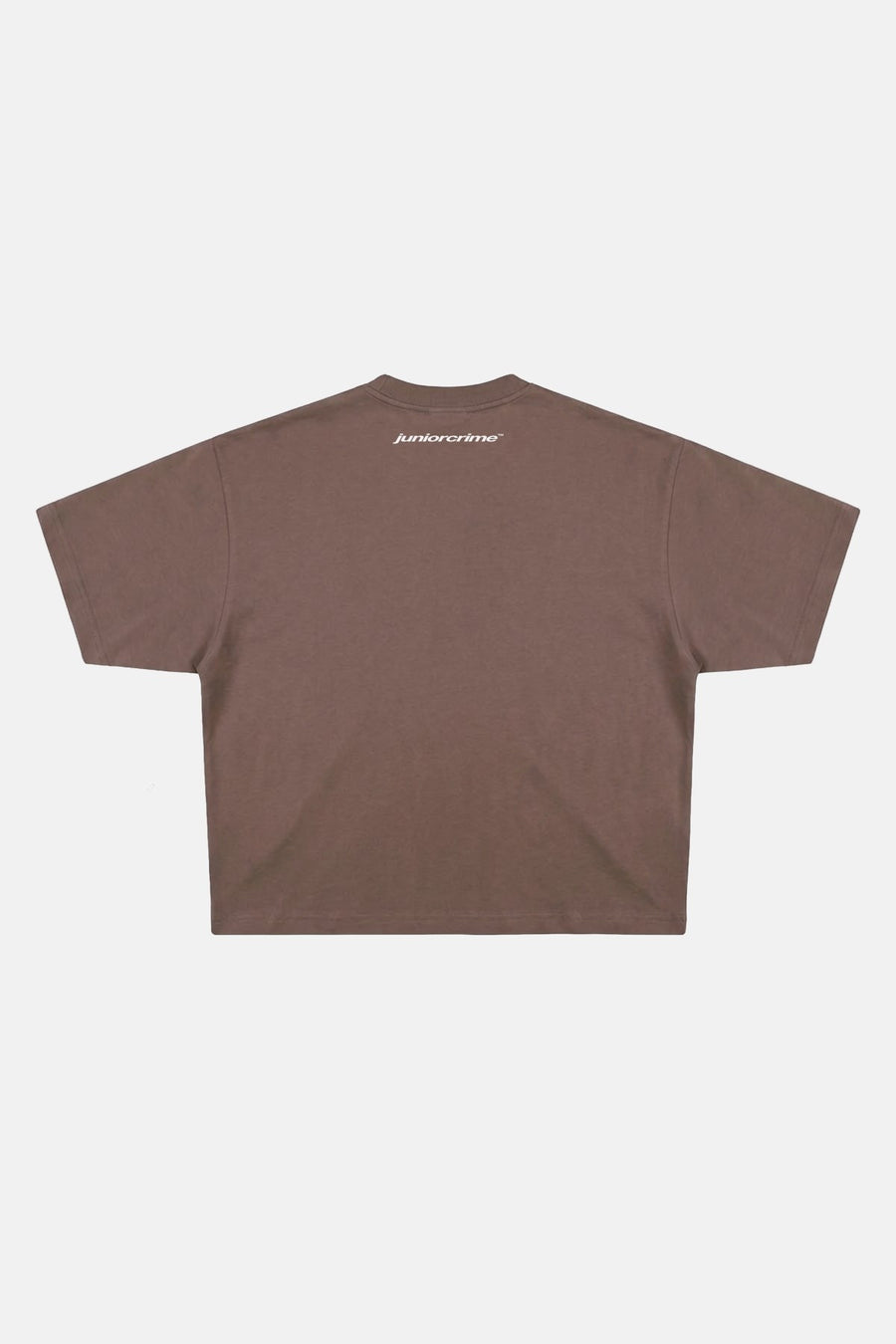 JR Kahve Boxy Fit Basic Oversize Tshirt