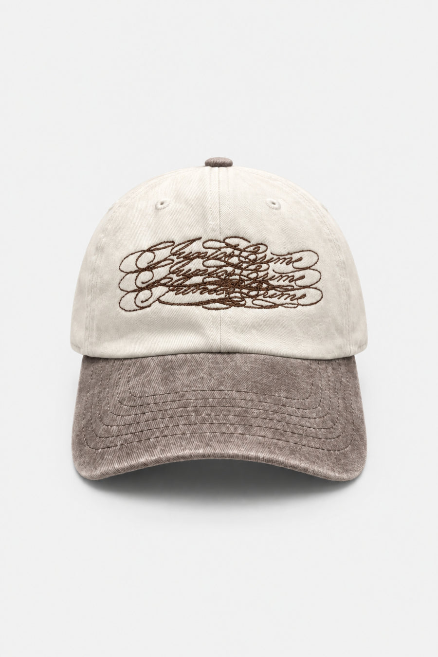 JR Signature Double Color Brown Cap