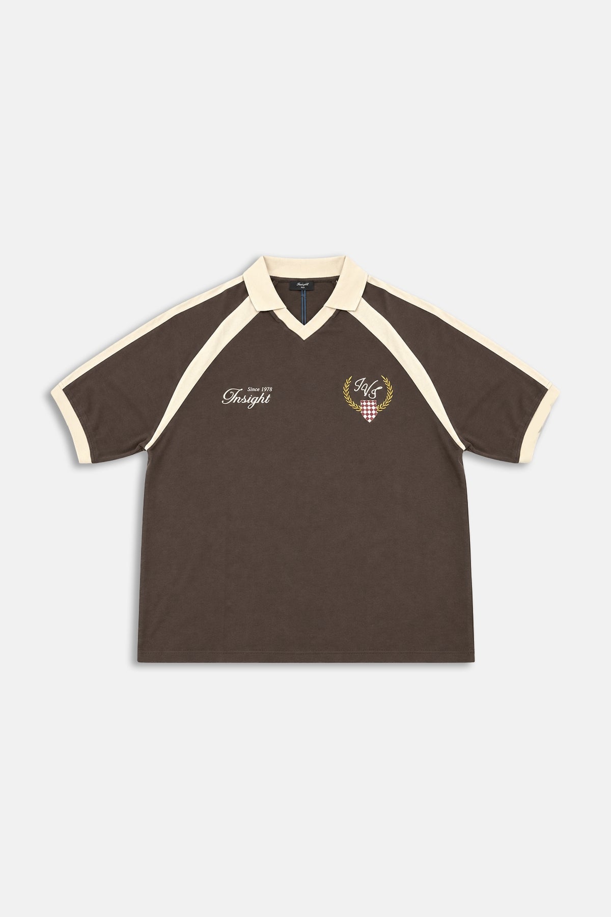 Insight Baskılı Kahve Oversize Tshirt
