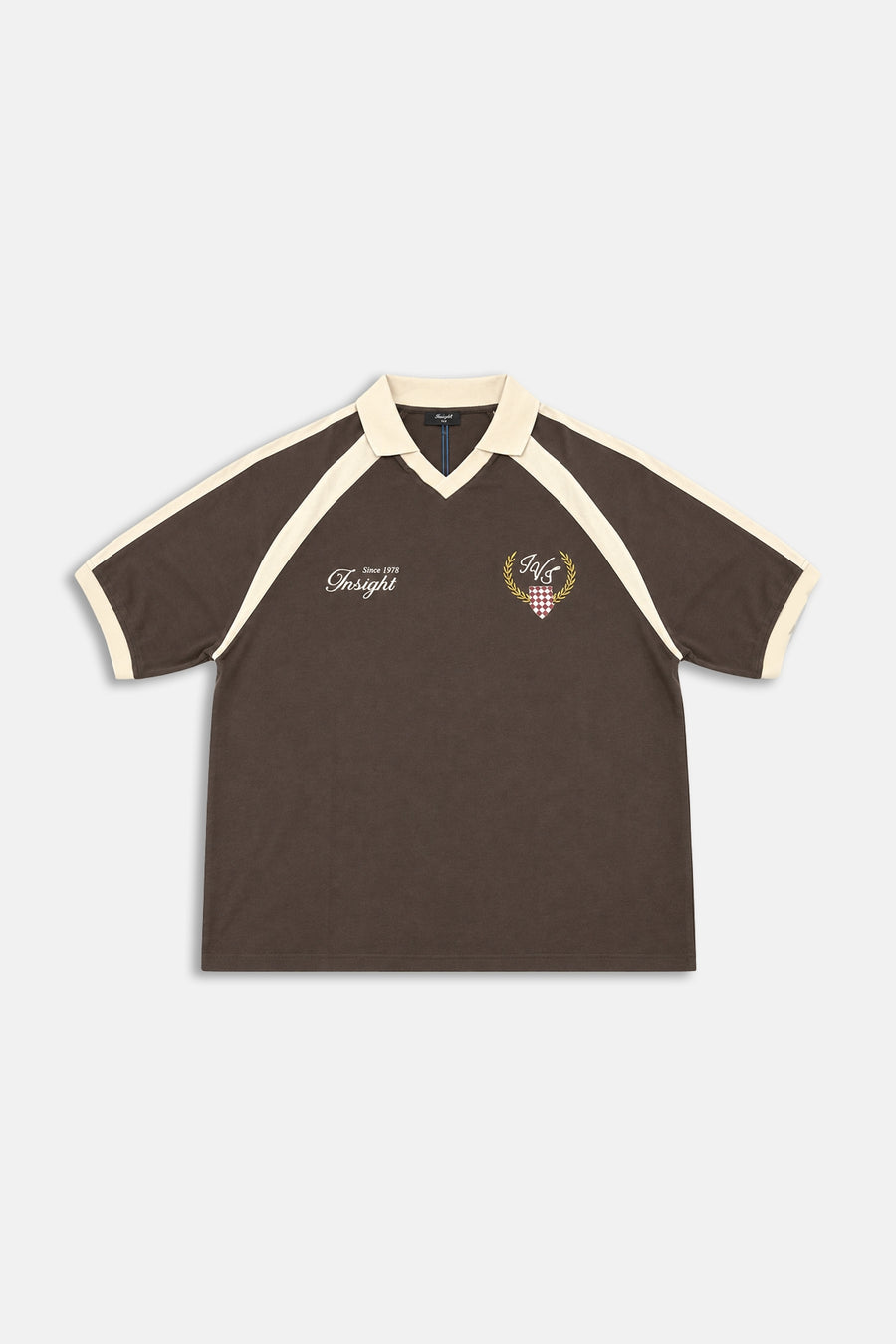 Insight Baskılı Kahve Oversize Tshirt