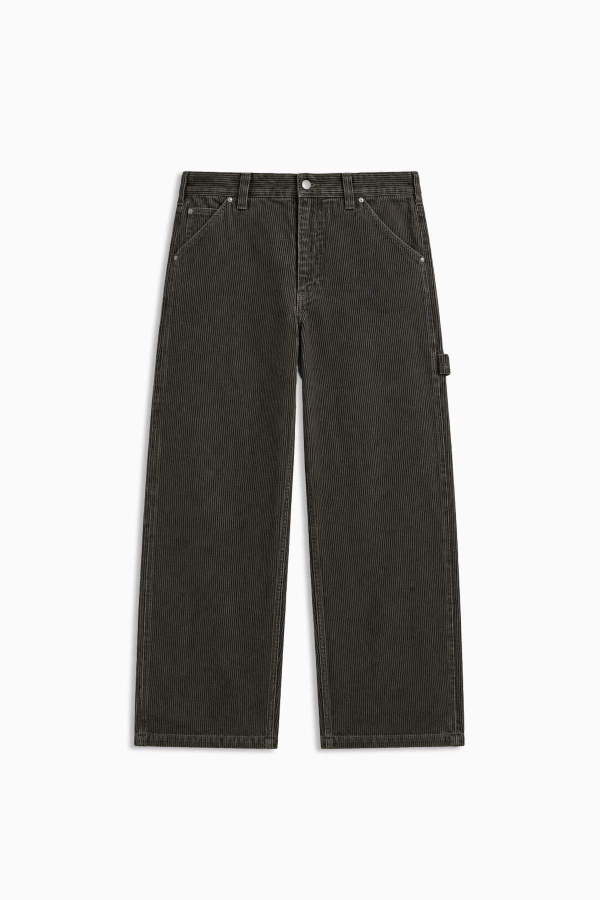 Çizgili Baggy Jean Pantolon