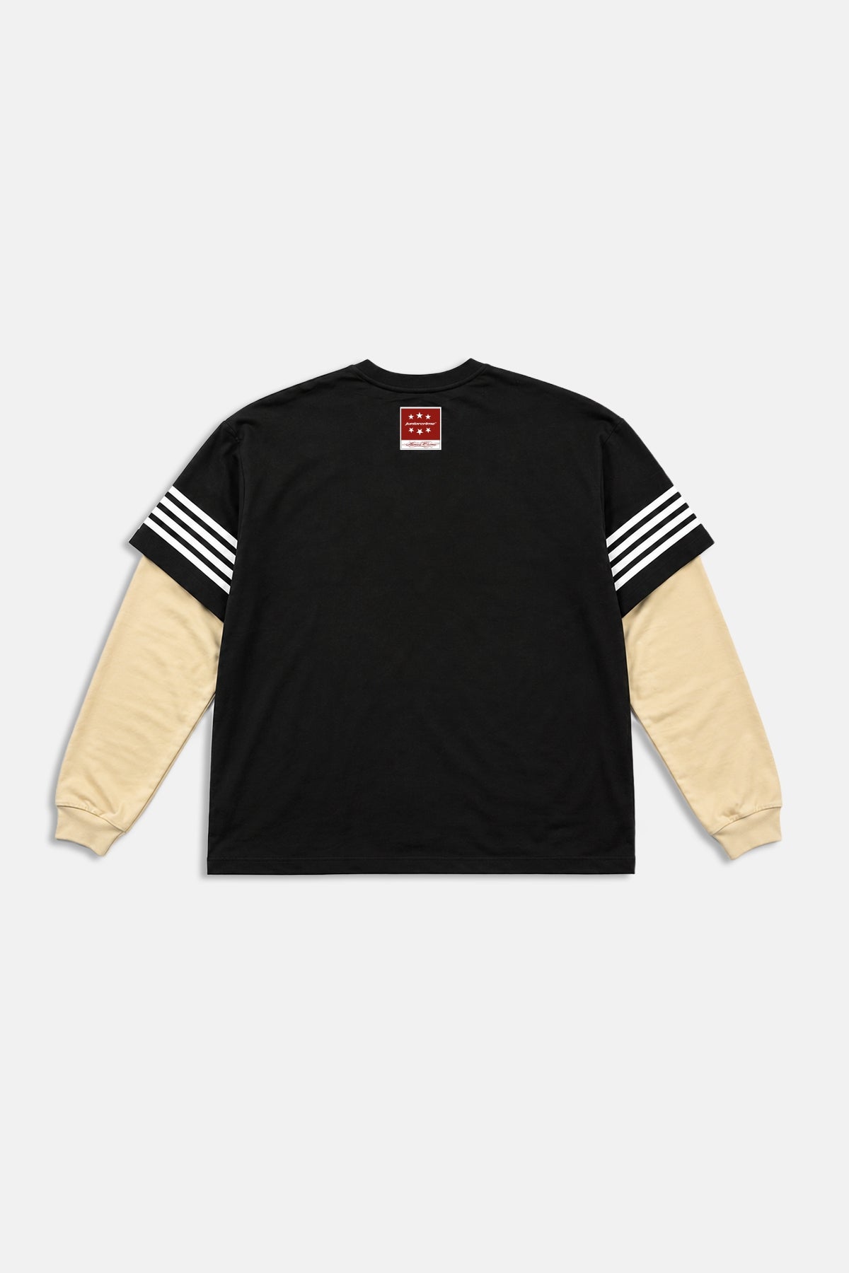 JR Logo Siyah Oversize Longsleeve
