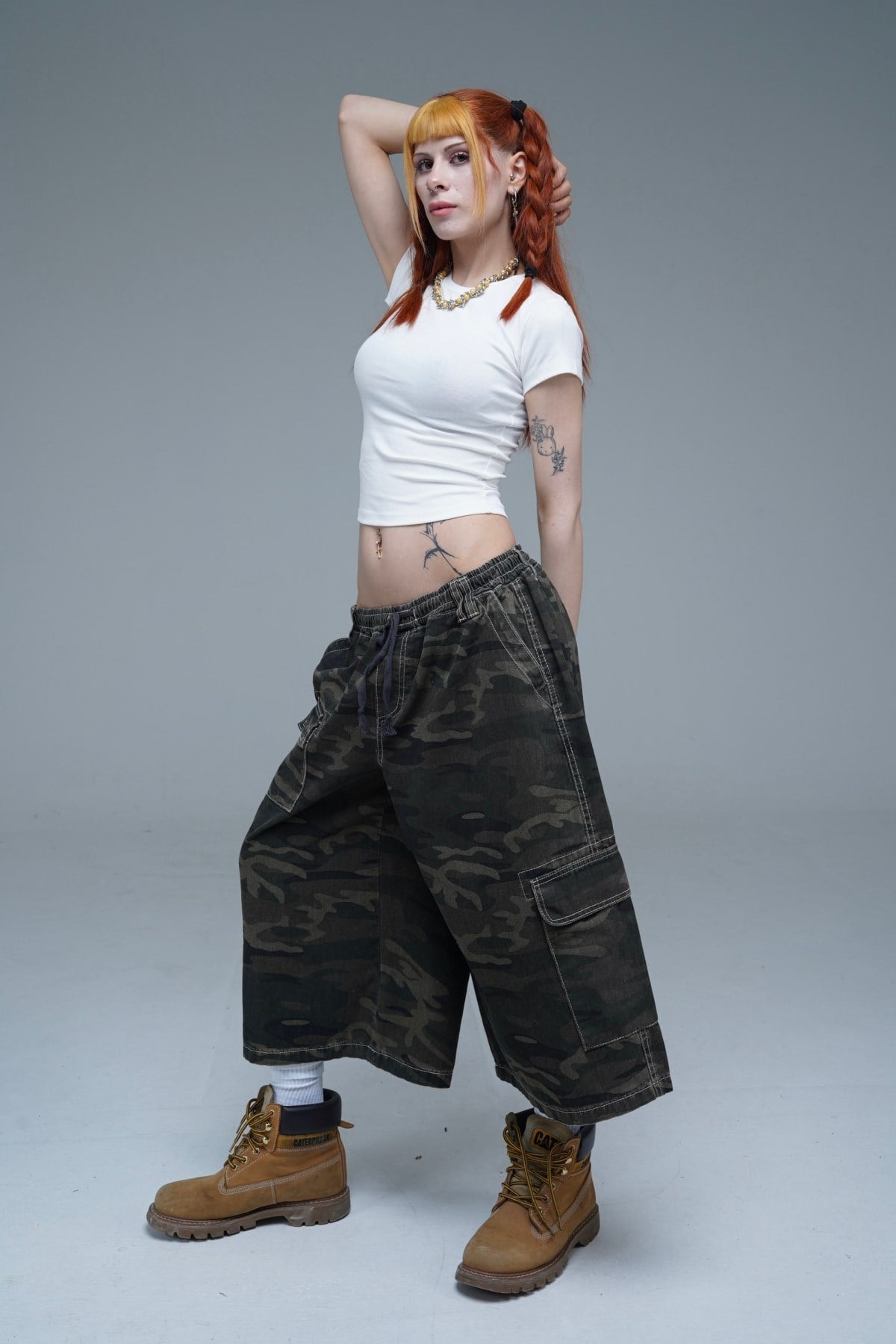 Basic Likralı Krem Fit Kadın Top