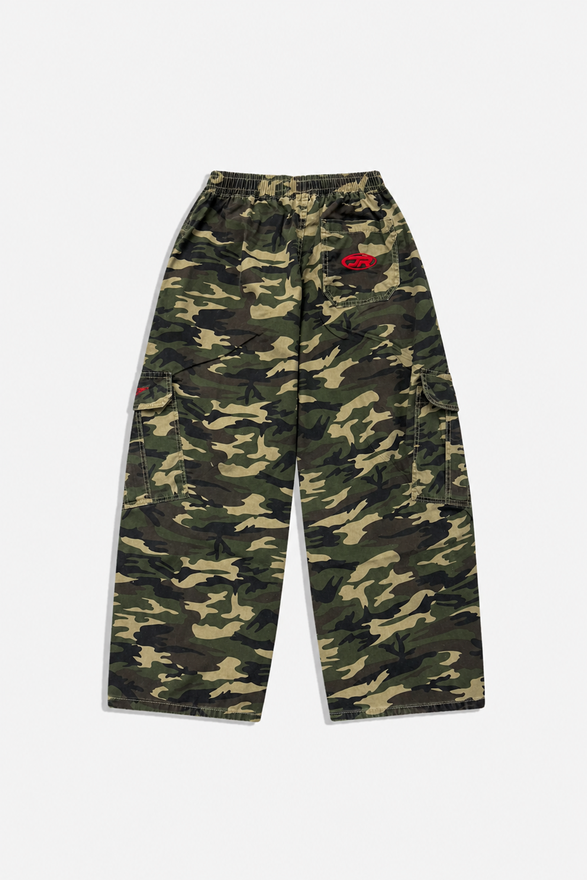 JR Full Camo Desenli Low Waist Pantolon