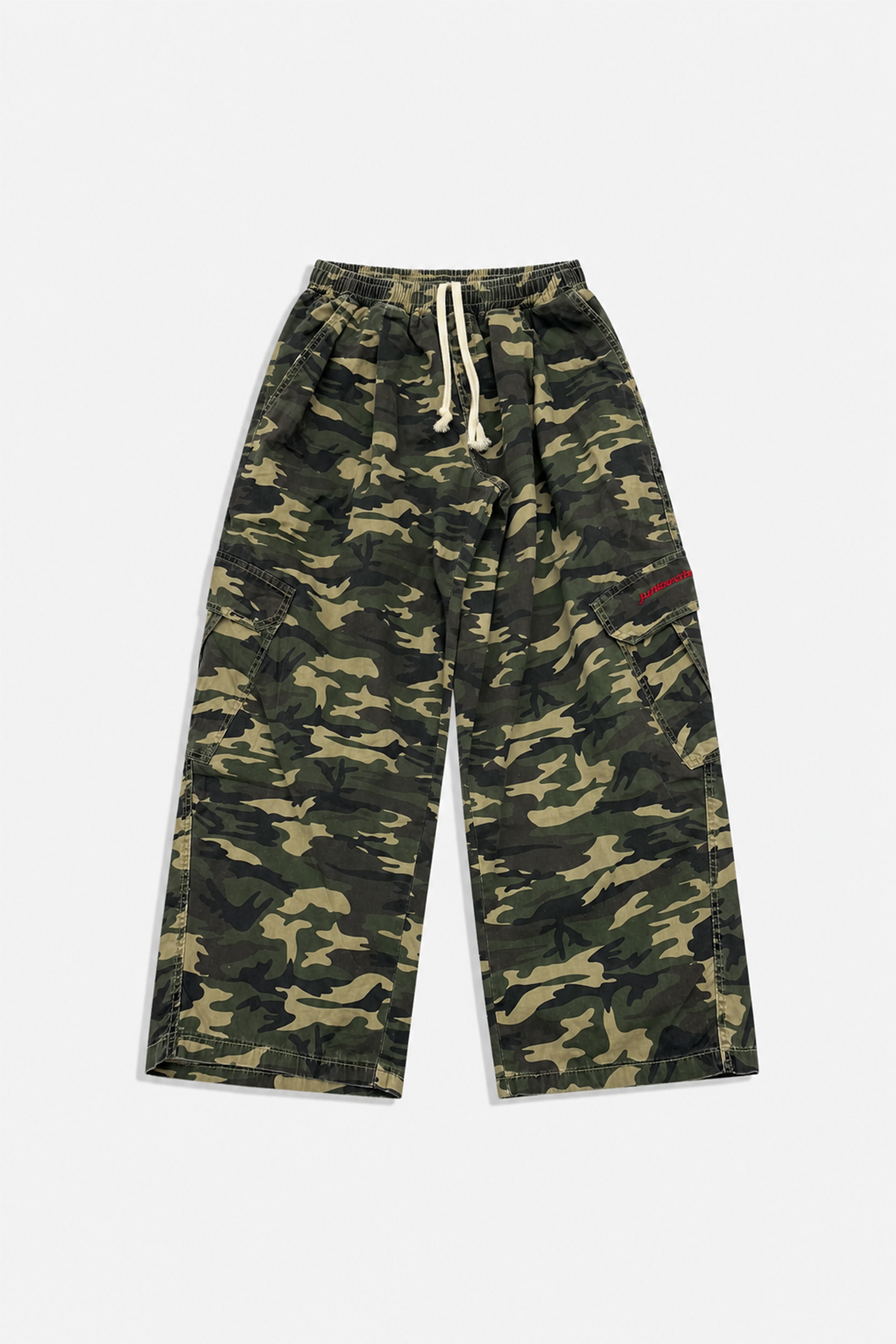 JR Full Camo Desenli Low Waist Pantolon