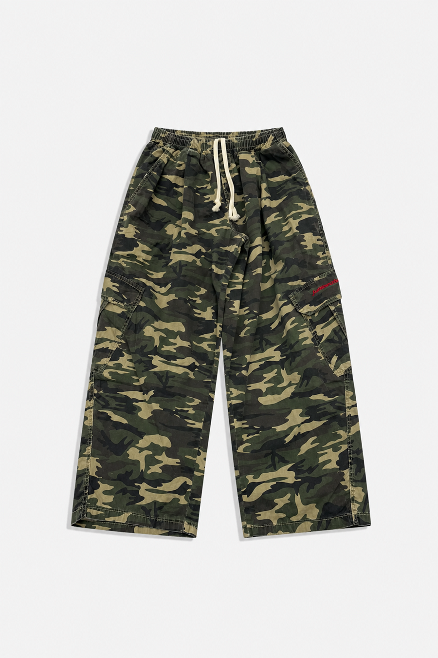 JR Full Camo Desenli Low Waist Pantolon