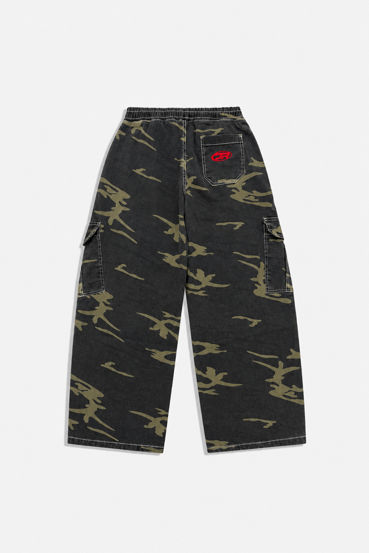 JR Camo Desenli Low Waist Pantolon