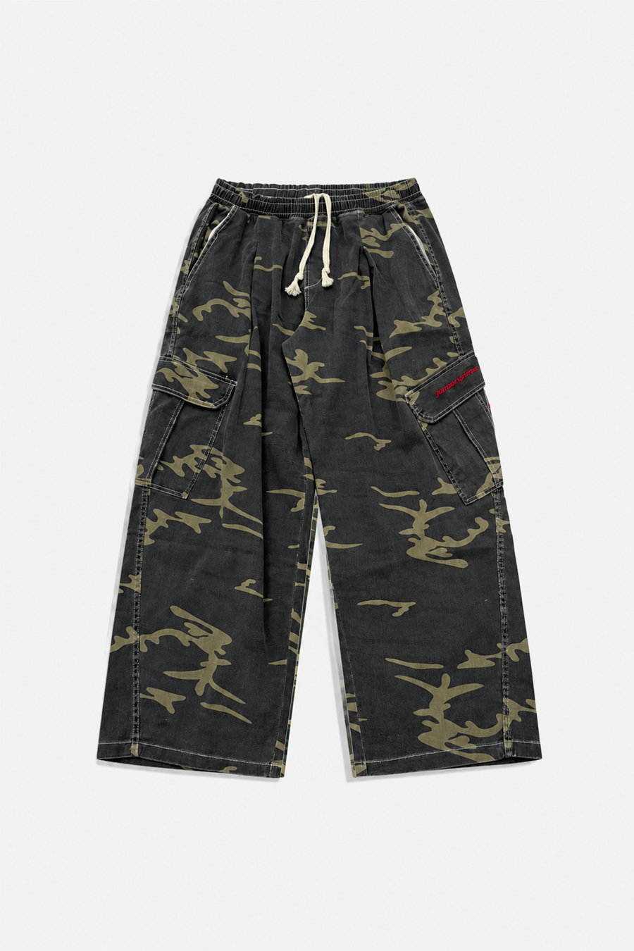 JR Camo Desenli Low Waist Pantolon