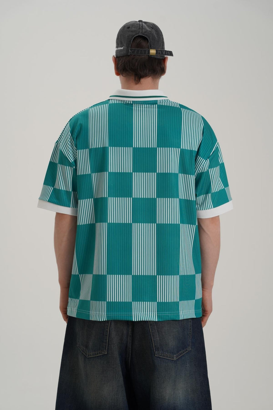 Adventure Baskılı Yeşil Oversize Forma Tshirt PM01 26Y282
