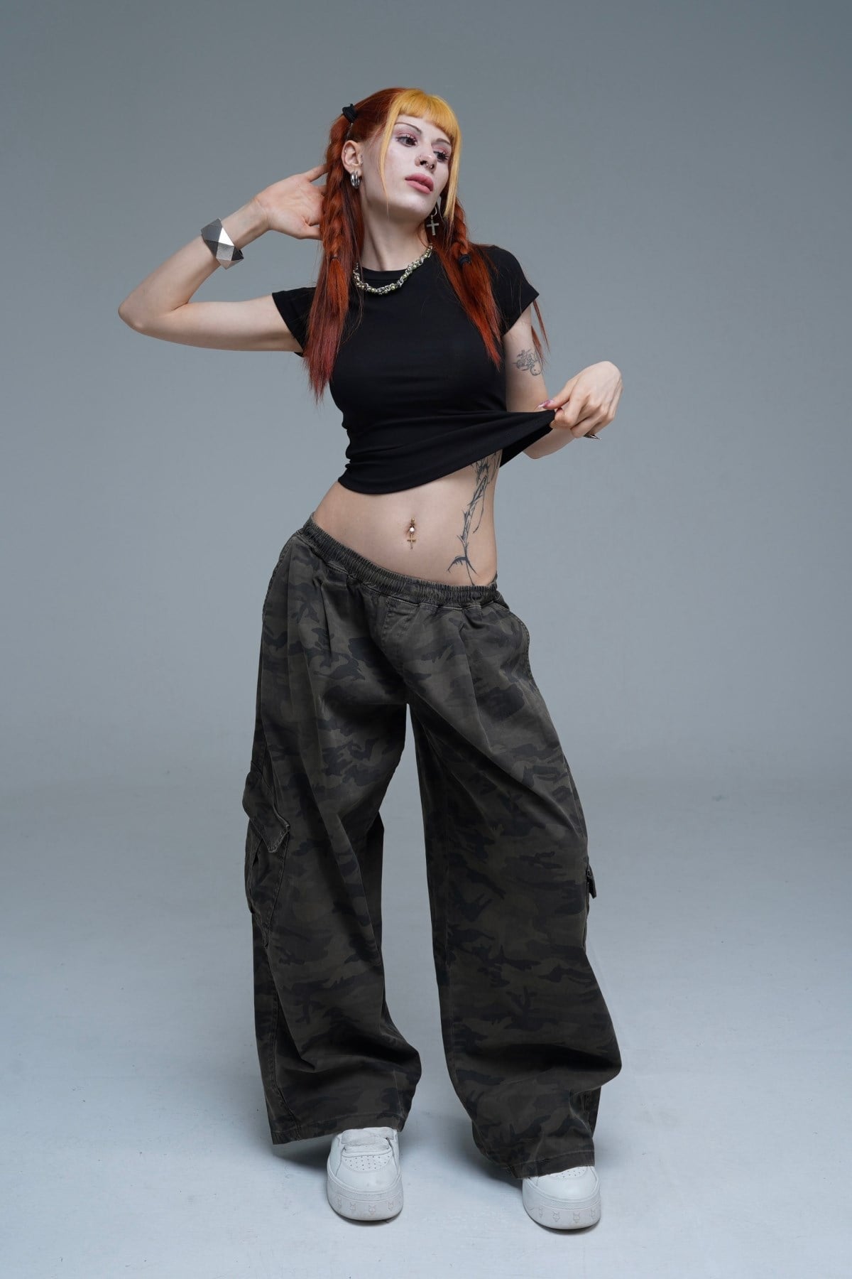 Basic Likralı Siyah Fit Kadın Top
