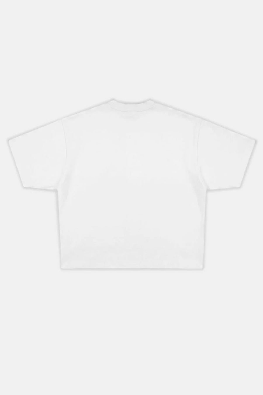JR Signature Baskılı Beyaz Boxy Fit Tshirt