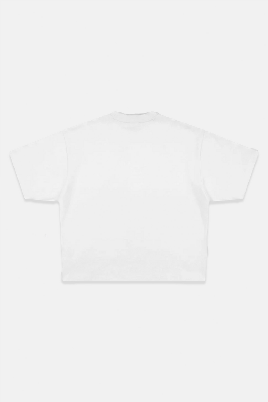 JR Red Logo Run Baskılı Beyaz Boxy Fit Tshirt