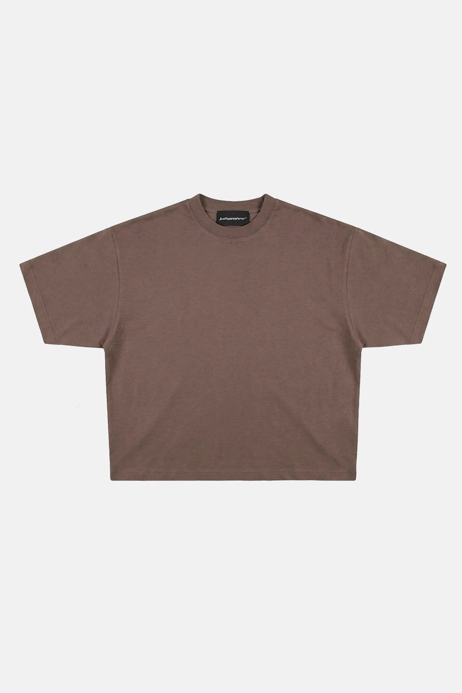 JR Kahve Boxy Fit Basic Oversize Tshirt