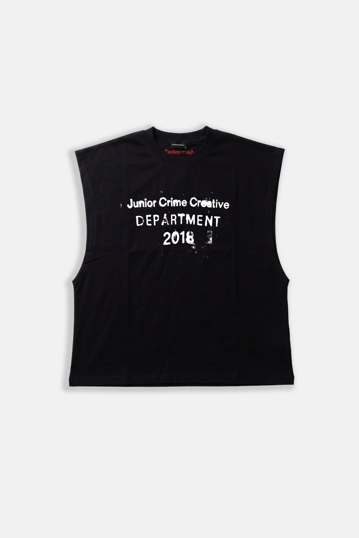 JR Creative Baskılı Boxy Fit Siyah Tshirt