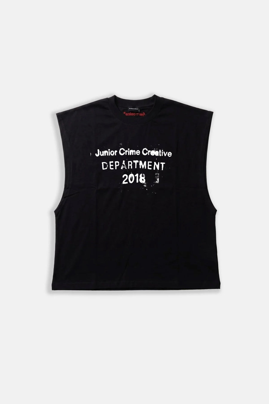 JR Creative Baskılı Boxy Fit Siyah Tshirt