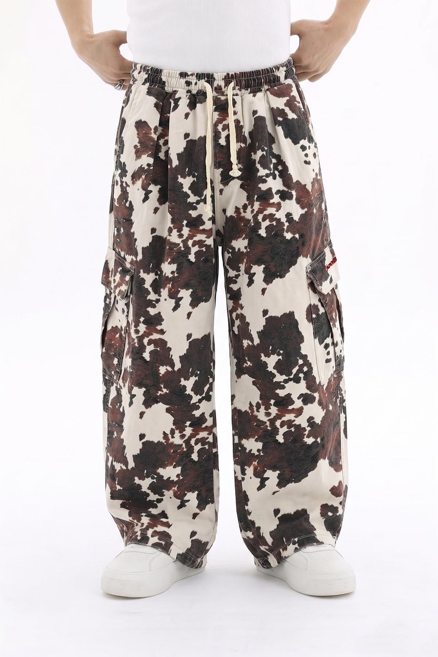 JR Yıkama Efektli Low Waist Pantolon