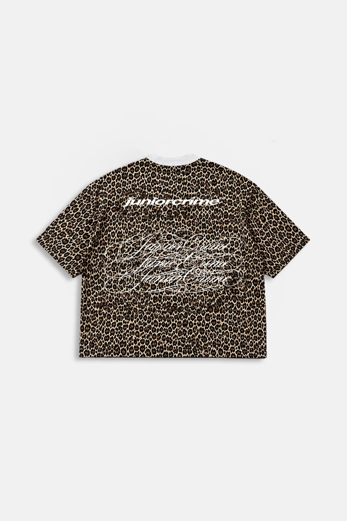 JR Leopard Boxy Kalıp Forma Tshirt