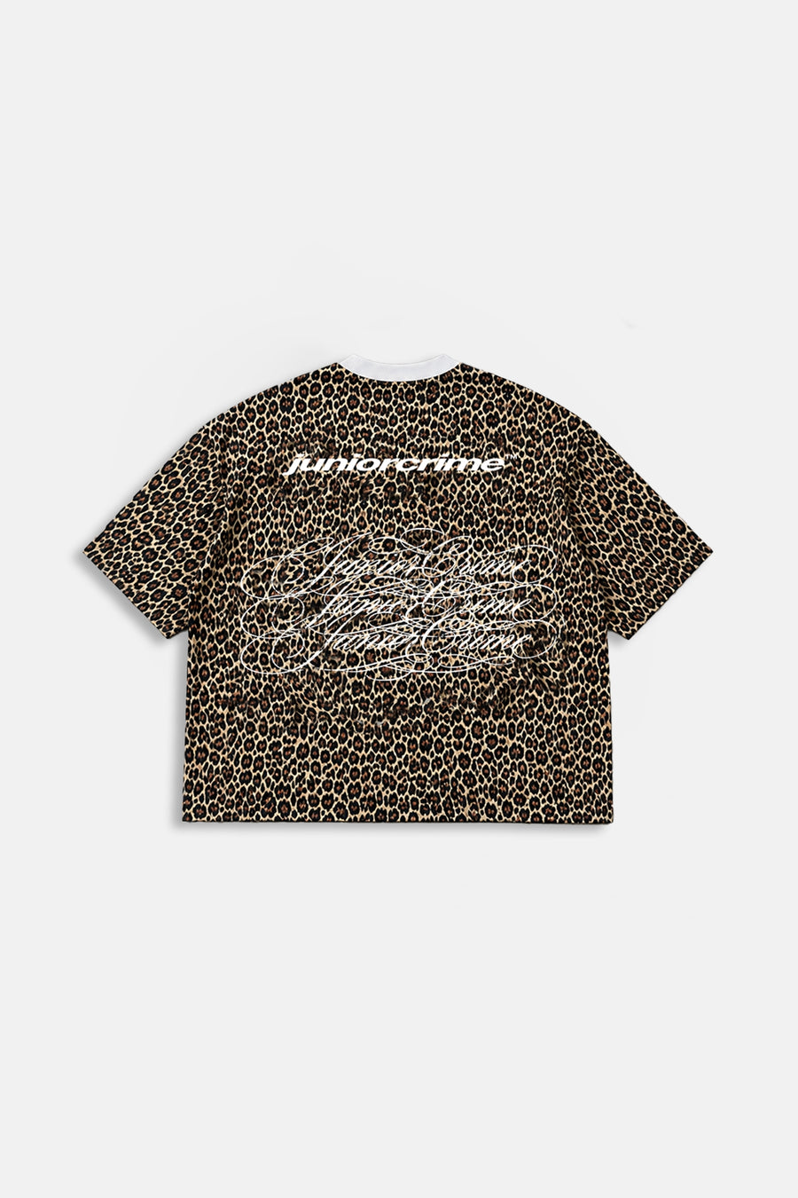 JR Leopard Boxy Kalıp Forma Tshirt