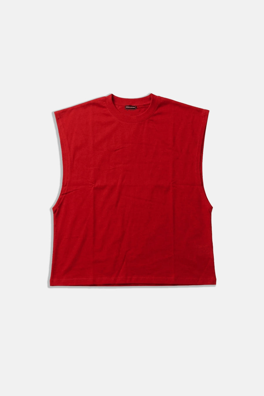 JR Boxy Fit Kolsuz Kırmızı Oversize Tshirt