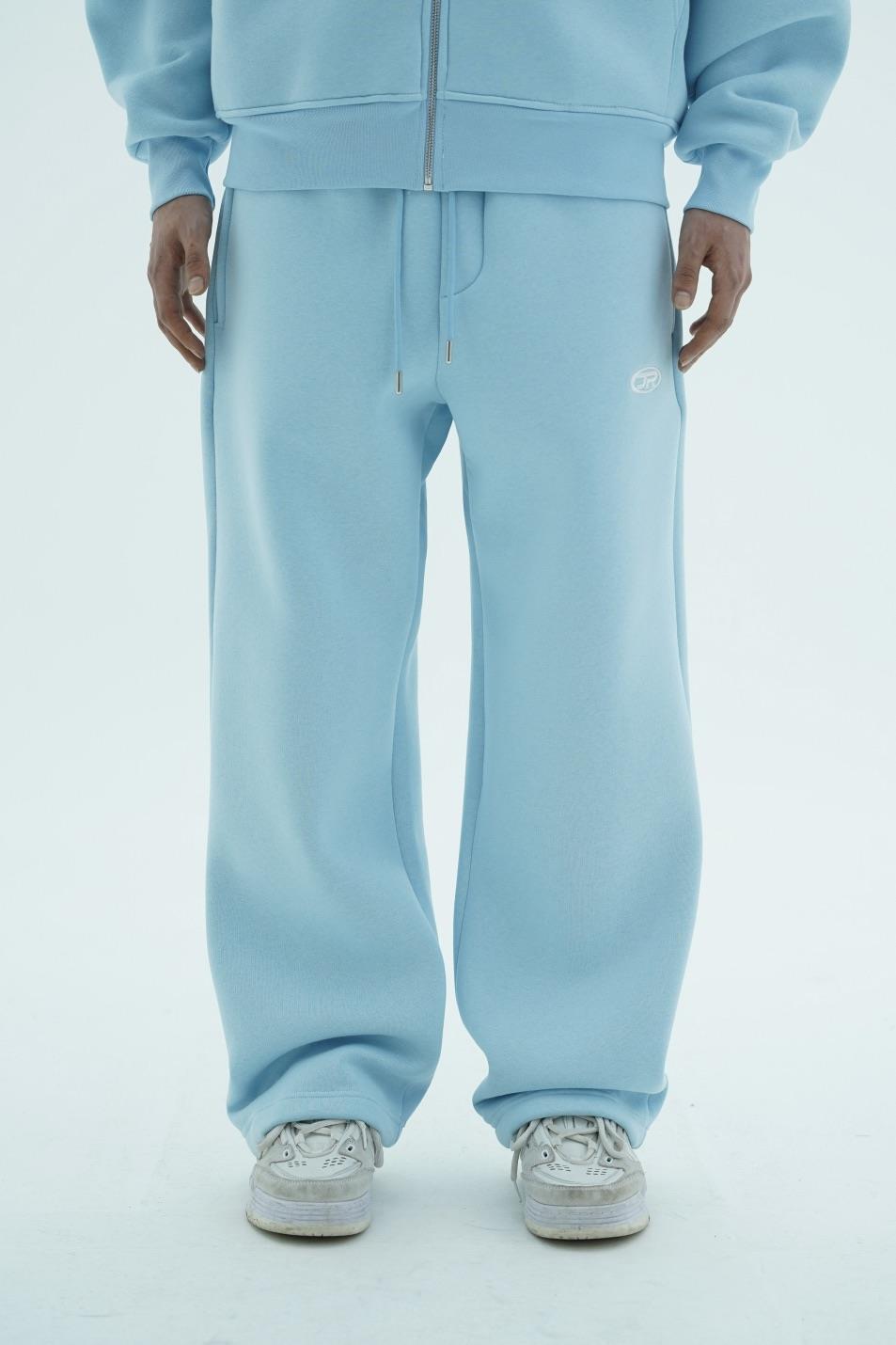 JR Logo Baby Blue Baggy Eşofman Altı