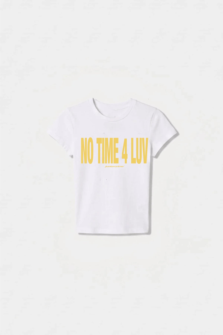 JR Luv Baskılı Beyaz Kadın Fit Top