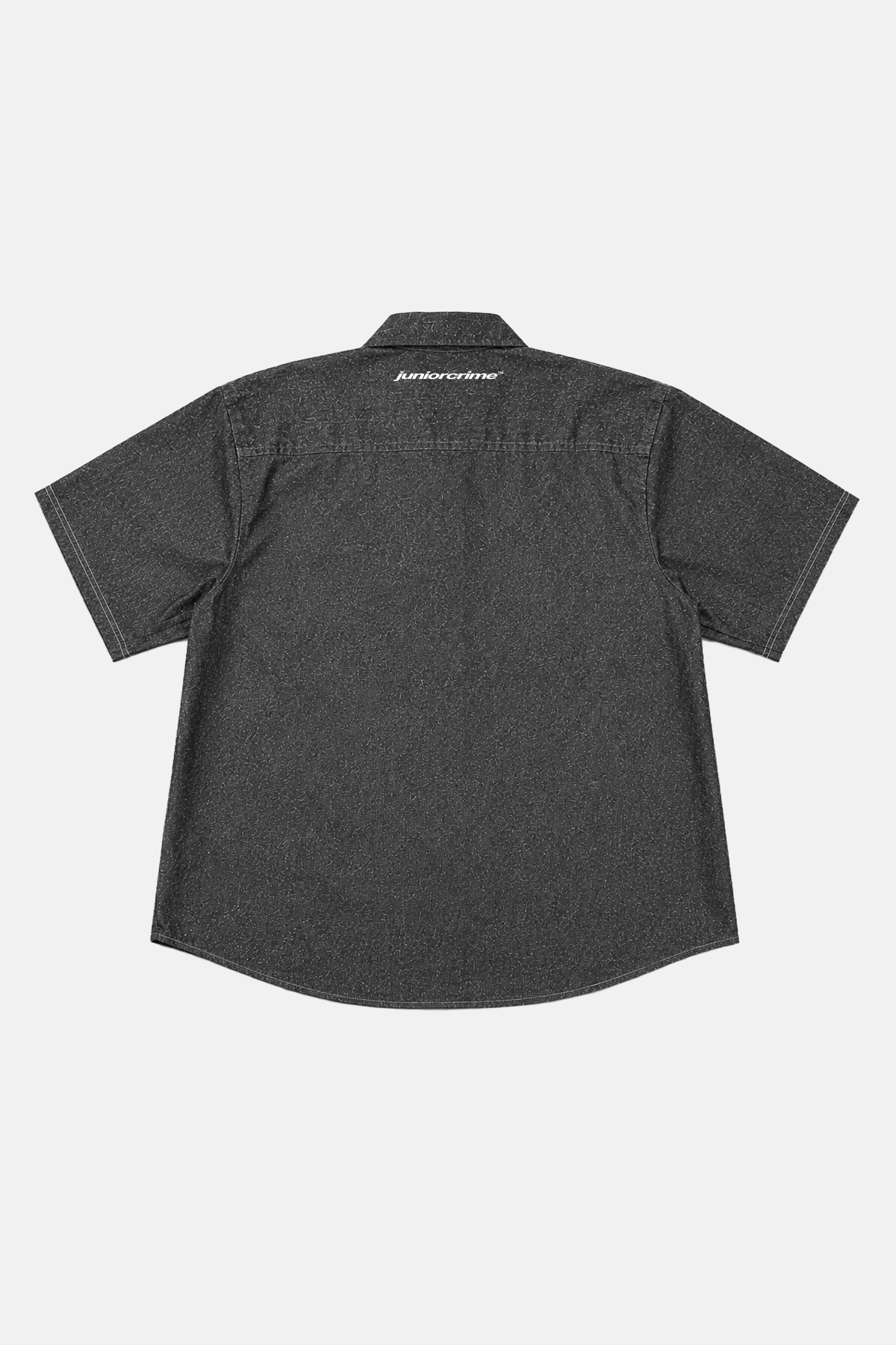 JR Signature Nakışlı Simli Kumaş Boxy Fit Gömlek