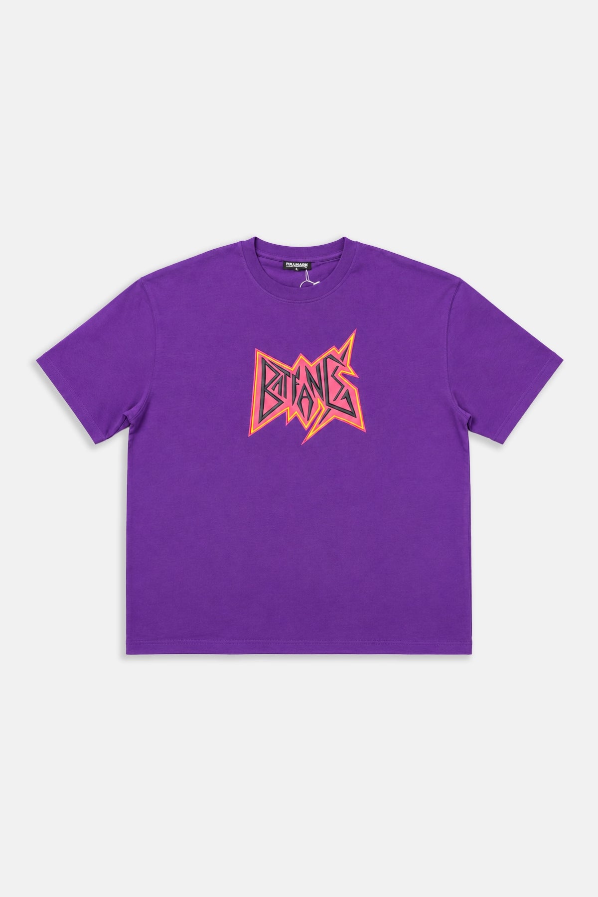Nakışlı Oversize Mor Tshirt