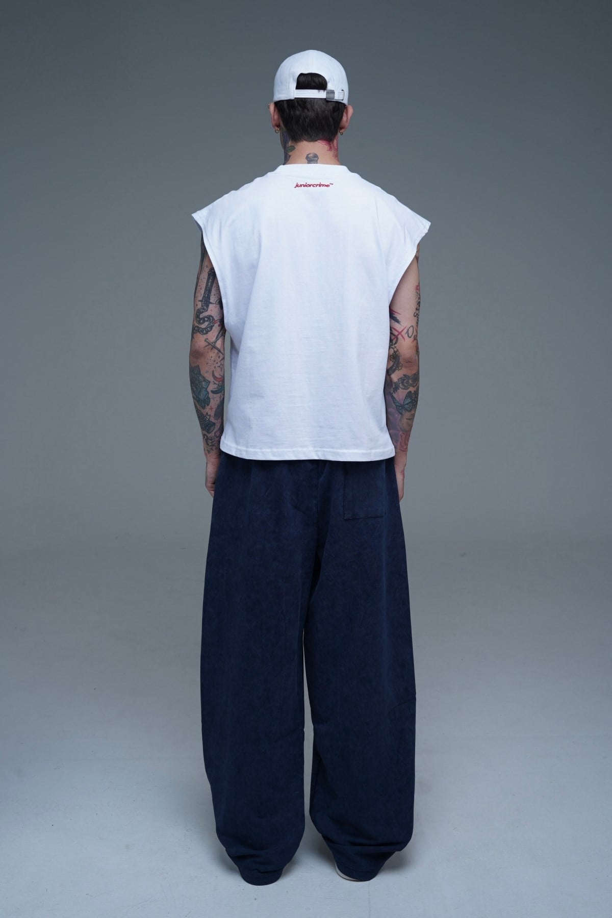 Juniorcrime Baskılı Parlament Acid Wash Baggy Eşofman