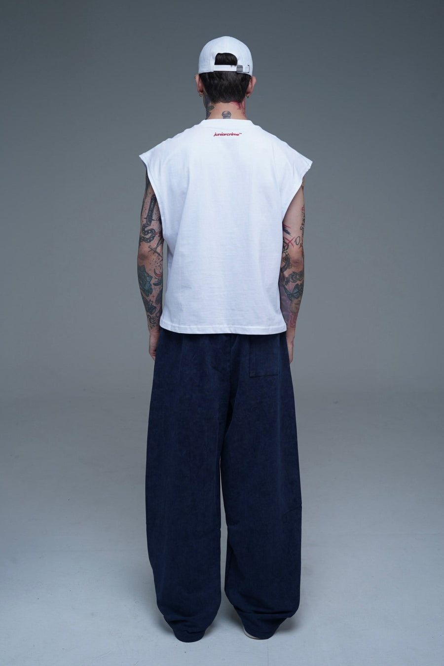 Juniorcrime Baskılı Parlament Acid Wash Baggy Eşofman