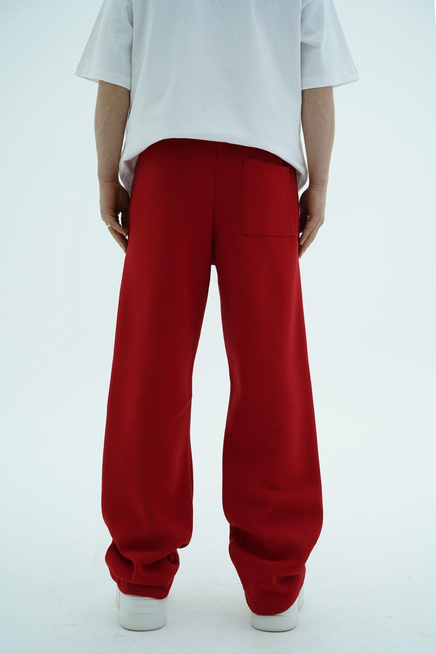JR Logo Kırmızı Baggy Eşofman Altı