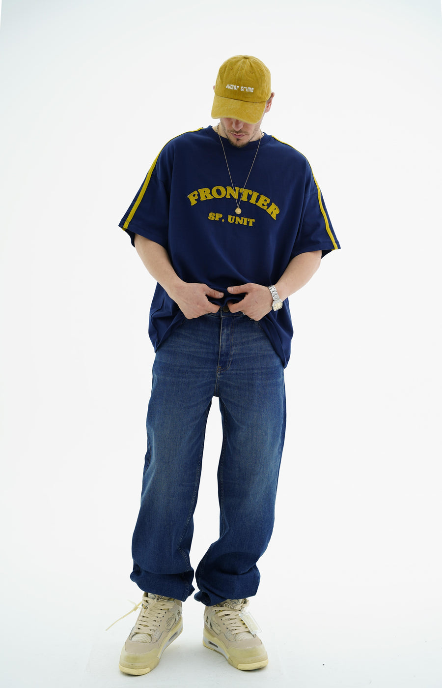 Frontier Patch Detay Parlament Oversize Tshirt JC01 26Y125