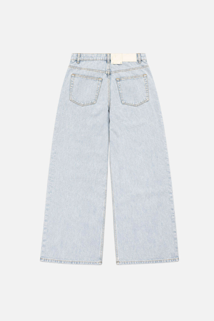 Yıkamalı Açık Mavi Baggy Jean 17278-1