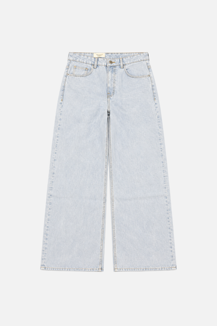 Yıkamalı Açık Mavi Baggy Jean 17278-1