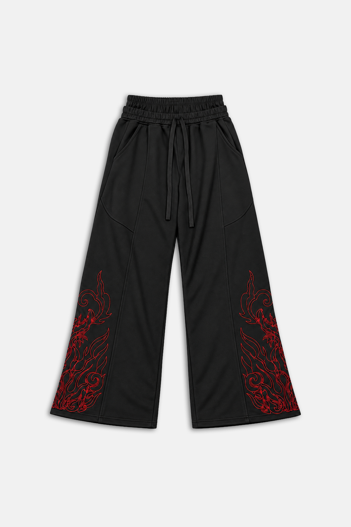 Red Nakışlı Siyah Baggy Eşofman