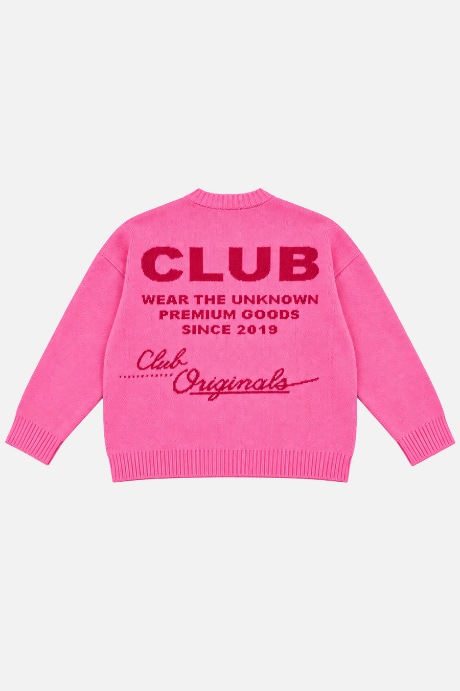Club Desenli Pembe Oversize Kazak PM01