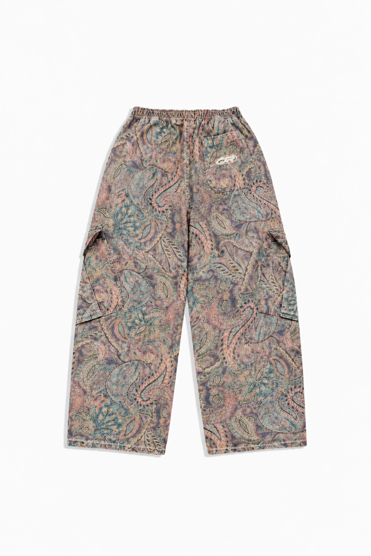 JR Etnik Desenli Low Waist Pantolon