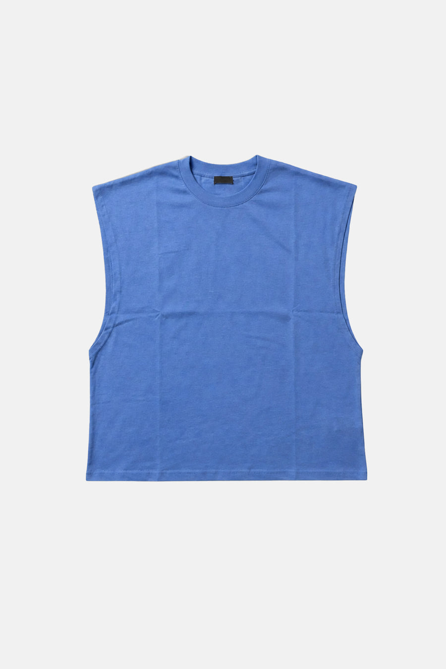JR Boxy Fit Kolsuz Mavi Oversize Tshirt