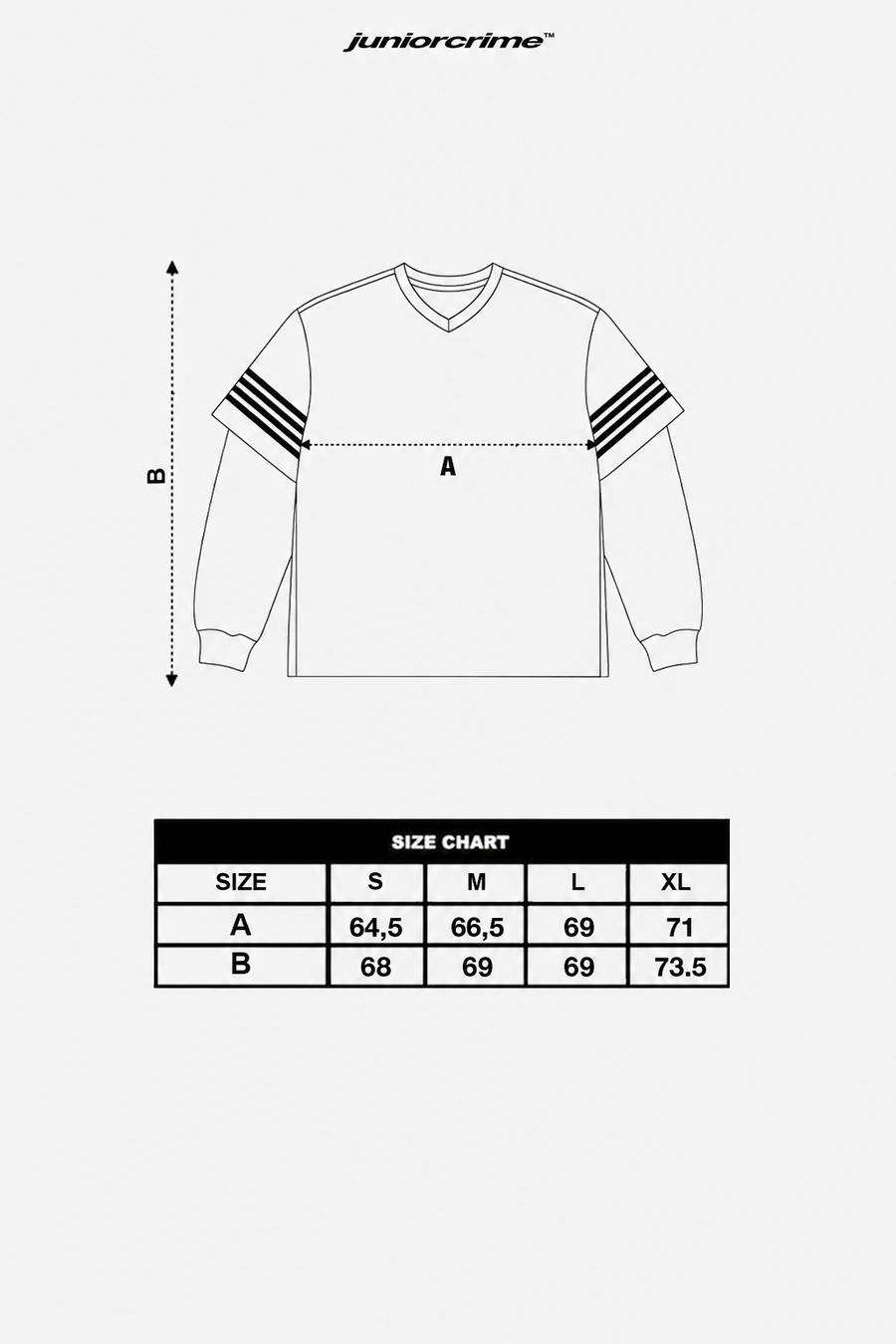 JR Logo Siyah Oversize Longsleeve