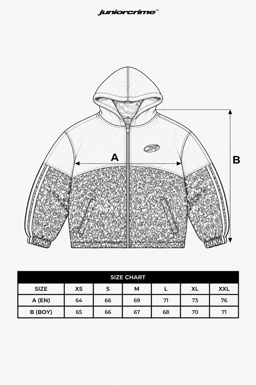 JR Leo Şerit Detay Fermuarlı Hoodie