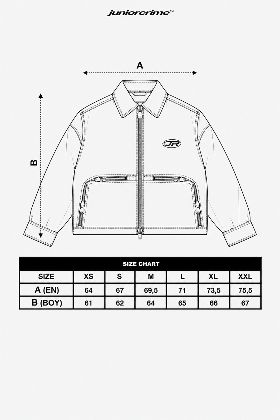 JR Gabardin Boxy Fit Ceket